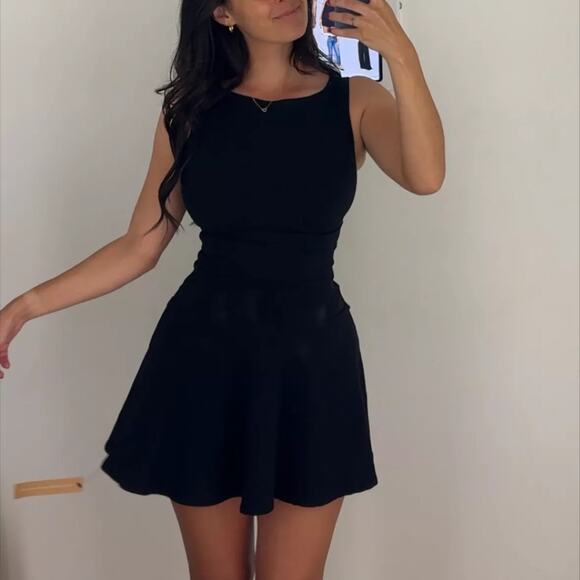 Reformation Dresses & Skirts - Reformation Mayve Sleeveless Knit Mini Dress in Black M
